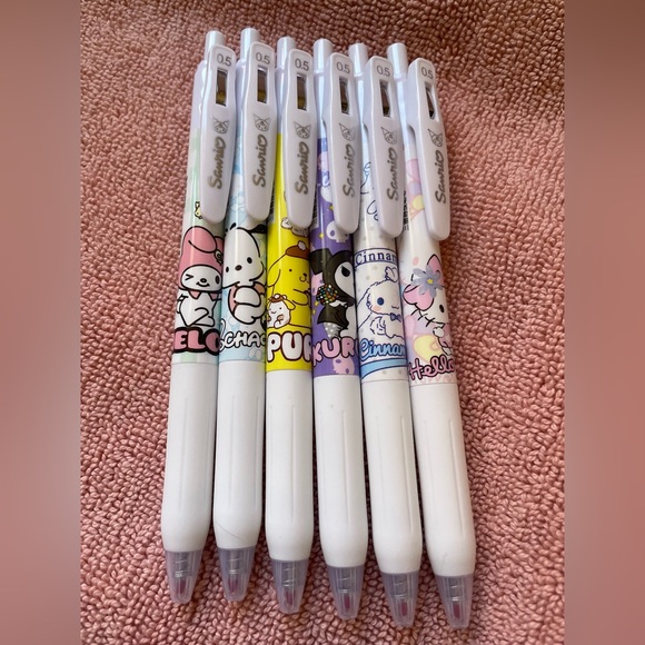 Hello Kitty Brand New Set of 6 gel pens - Picture 4 of 5